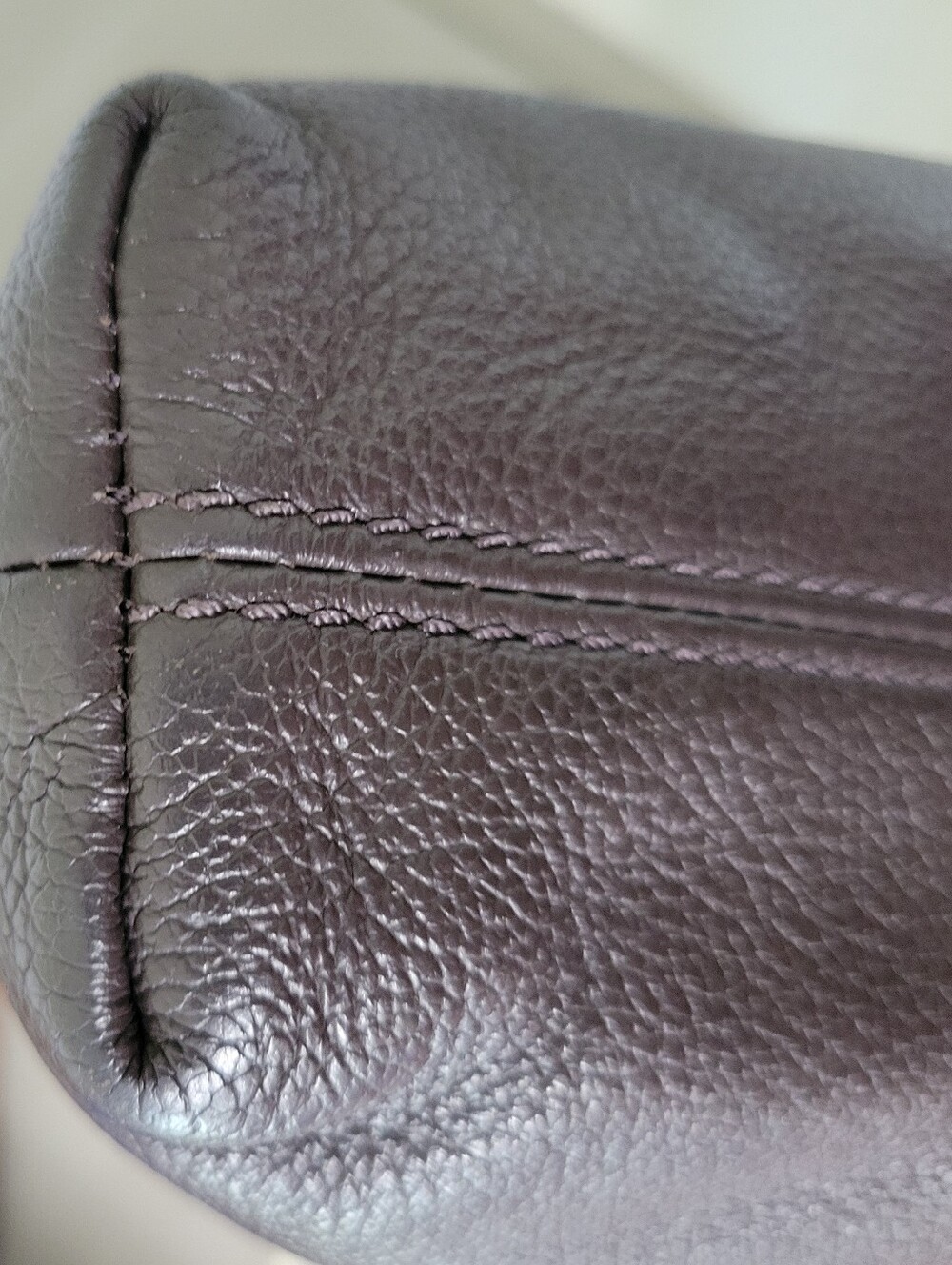 Fossil Leather Colorblock Crossbody Bag Black, Brown & Cream & Metal Key Charm - Picture 3 of 12